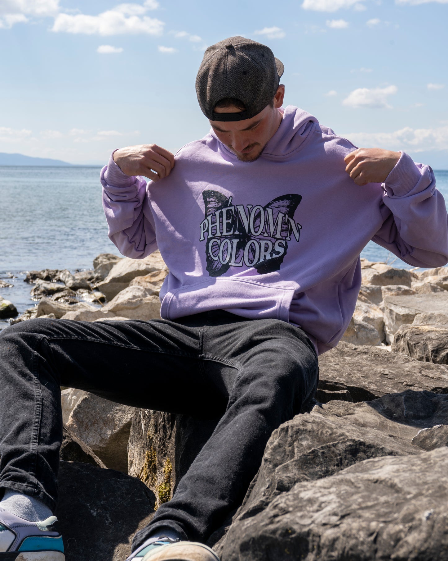 Hoodie "COLORS" Lilac
