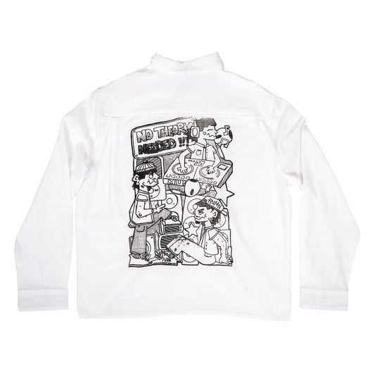 Chemise upcyclée (Blanche)