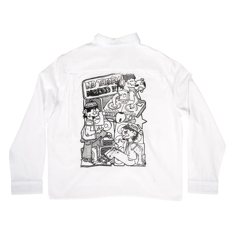 Chemise upcyclée (Blanche)
