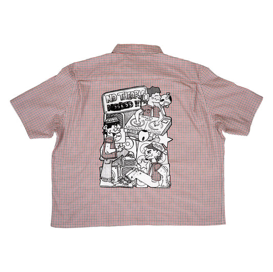 Chemise upcyclée (Orange)