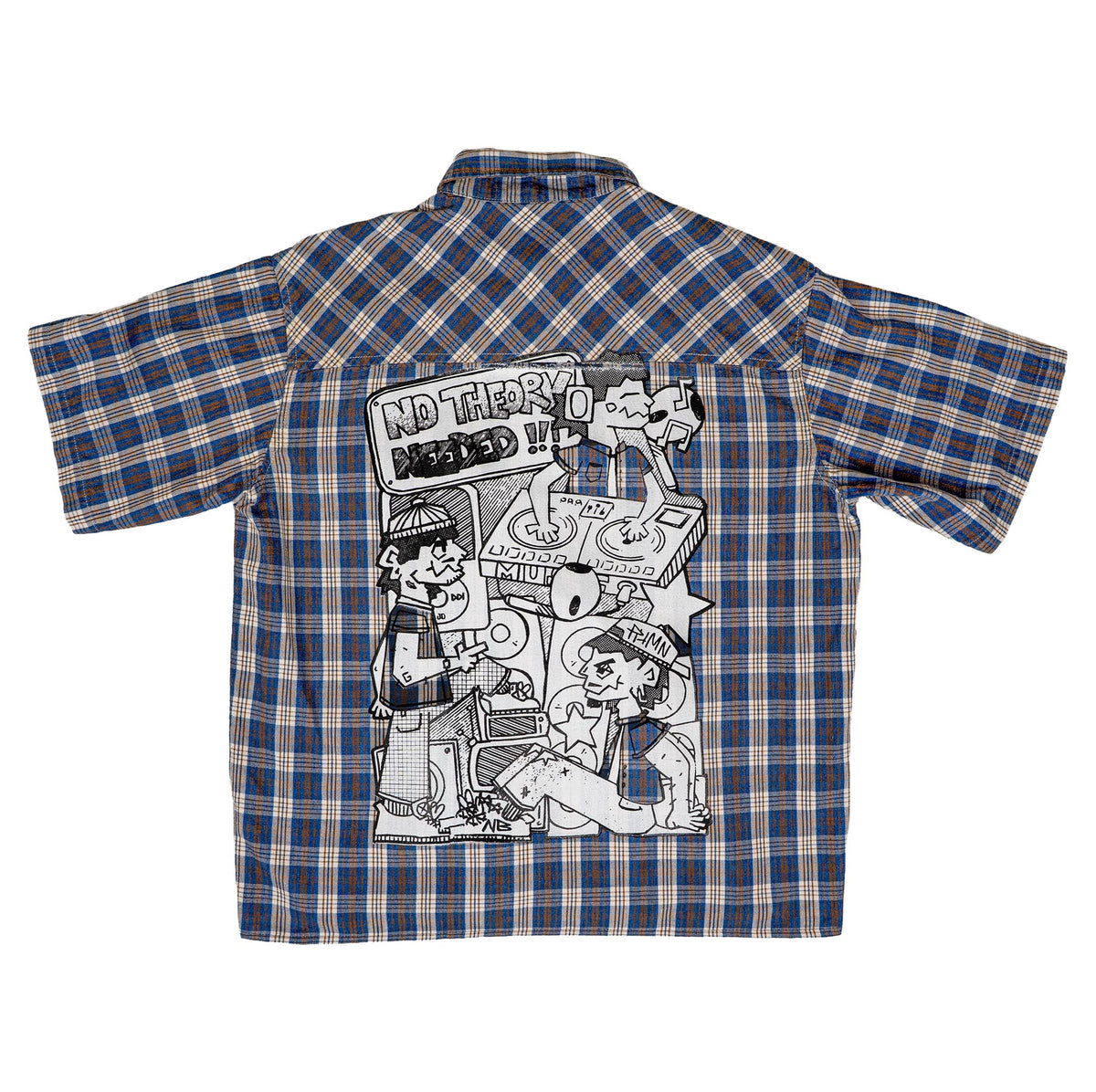 Chemise upcyclée (Bleue)