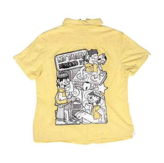 Chemise upcyclée (Jaune)