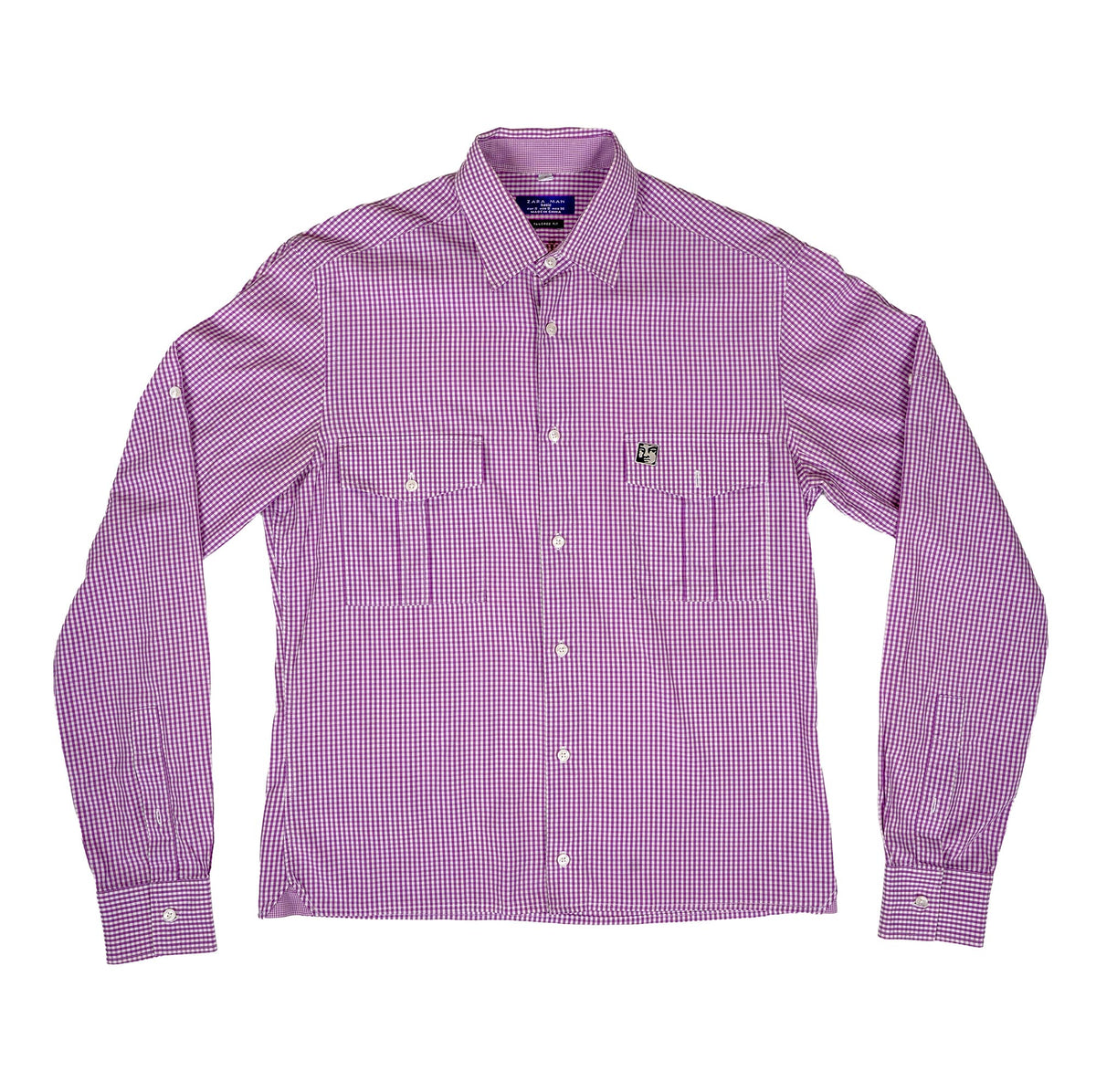Chemise upcyclée (violette)
