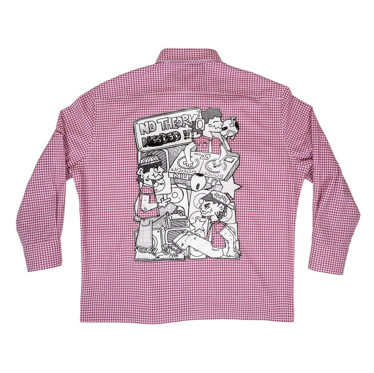 Chemise upcyclée (Rose)