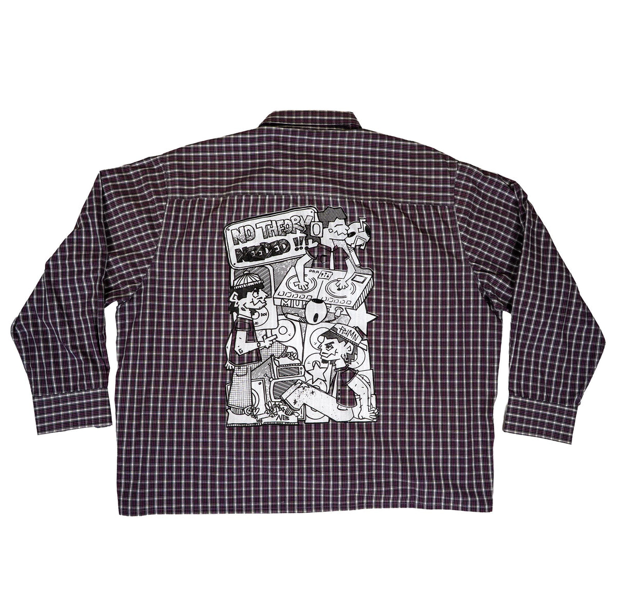 Chemise upcyclée (Violette)